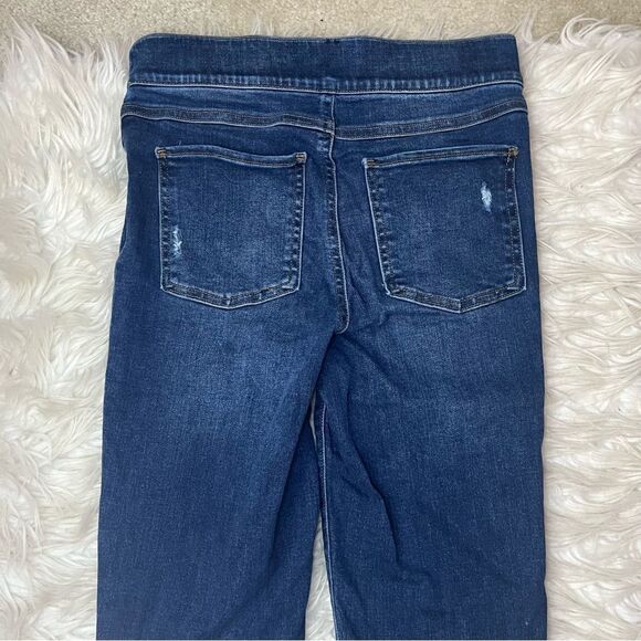 Spanx Distressed Denim Leggings with frayed hem - Picture 9 of 12